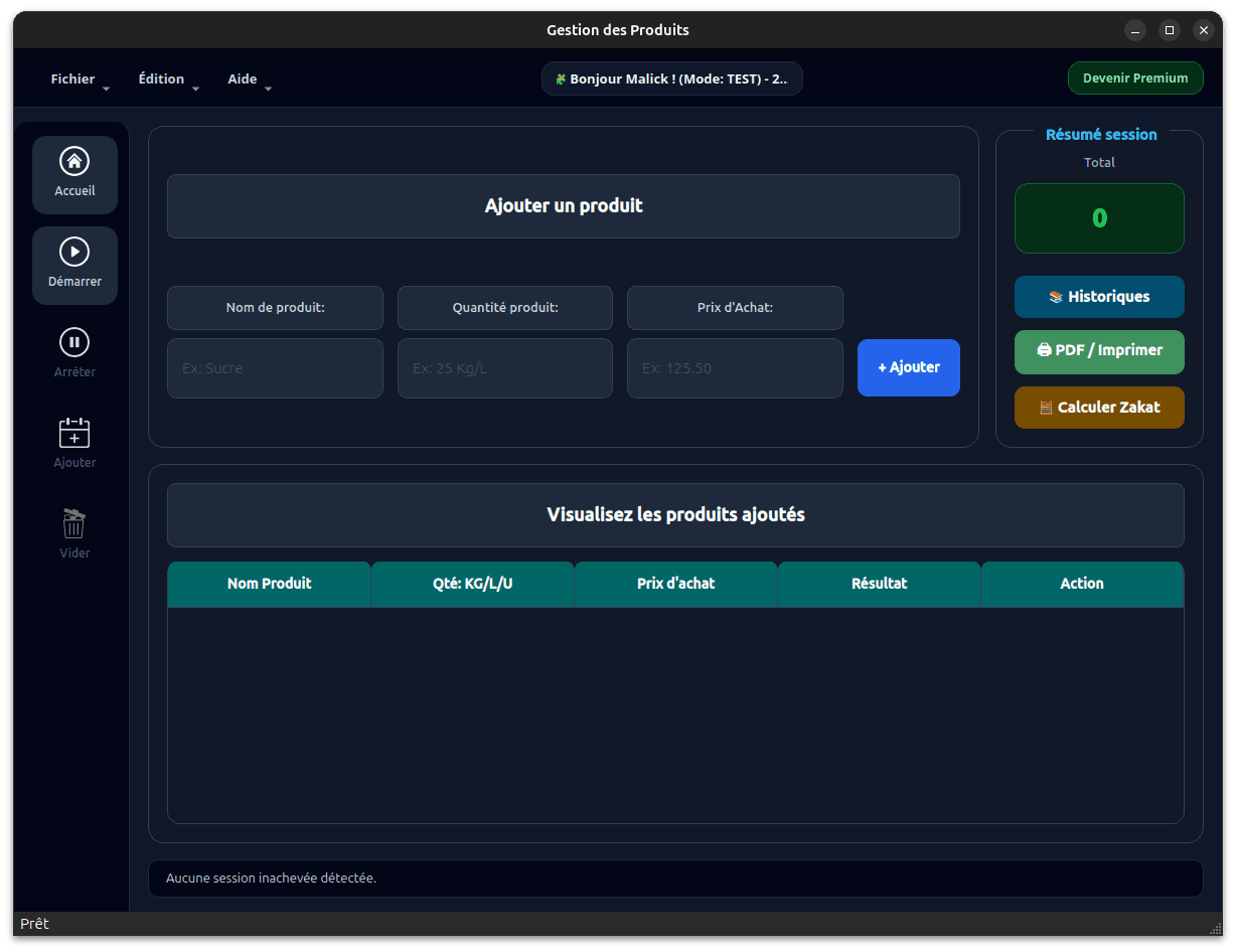 Formulaire d’ajout de produit dans Iventor